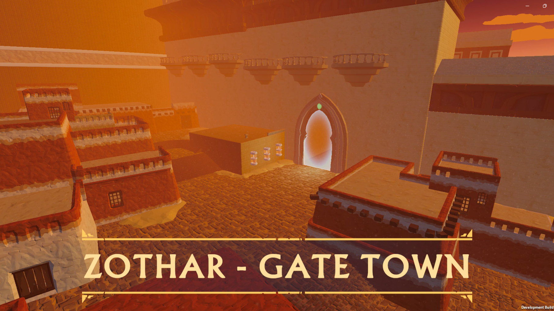 Mood shot of Gate Town environment