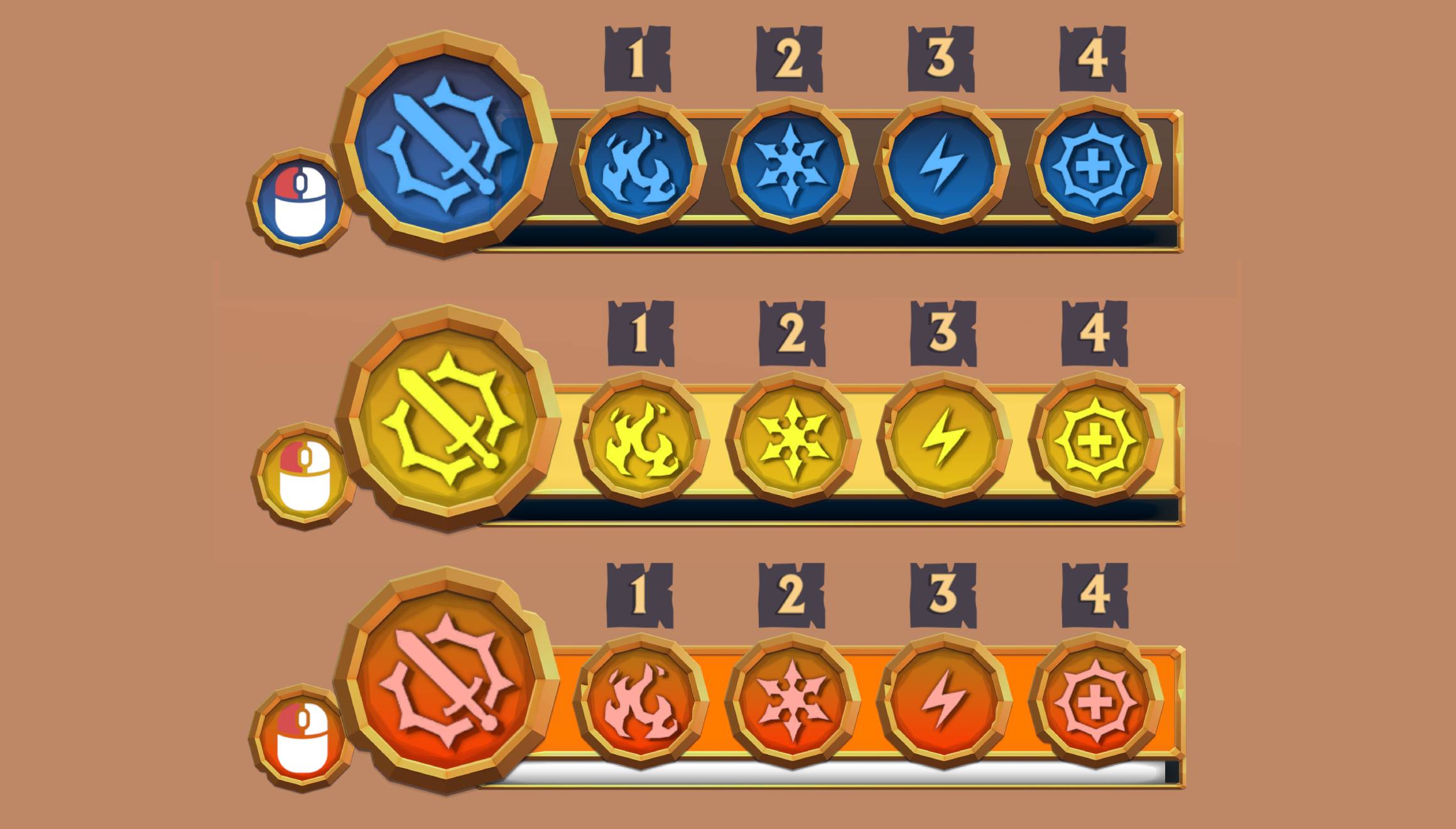 Gauge UI / combat level